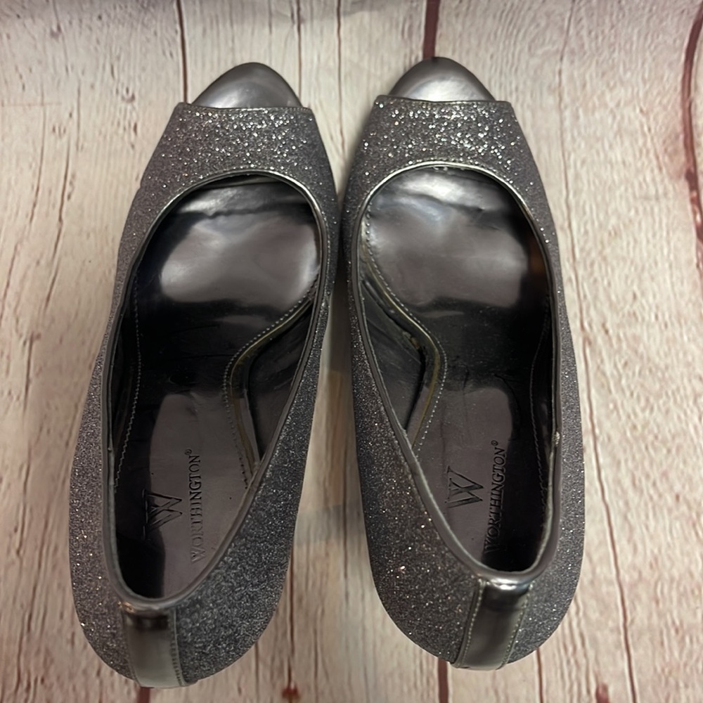 Worthington Womans glittery heels - Picture 4 of 12